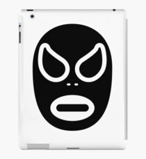 Lucha Libre // Mexican Wrestling Mask Black and White iPad Case/Skin