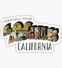 Greetings from Los Angeles, California 1 Sticker