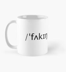 F*cking Phonetics Funny Notebooks for Phonology Students Mug