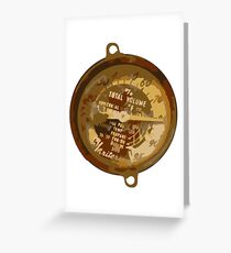 Gauge Greeting Card