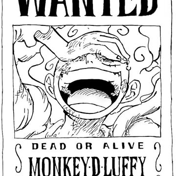 Luffy Wanted Bounty Poster for Sale by AnimesArt
