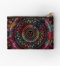 Rainbow Kitty Cat Mandala Studio Pouch