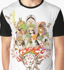 Okami Fanart Graphic T-Shirt