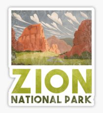 Zion Nationalpark-T-Shirts wandern Lager-Natur-Park Sticker