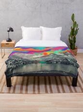 Skyfall, Melting Northern Lights Throw Blanket