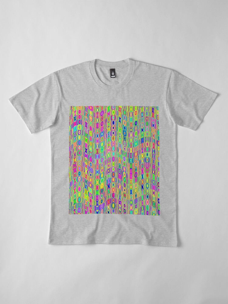 Alternate view of Abstract Meadow Premium T-Shirt