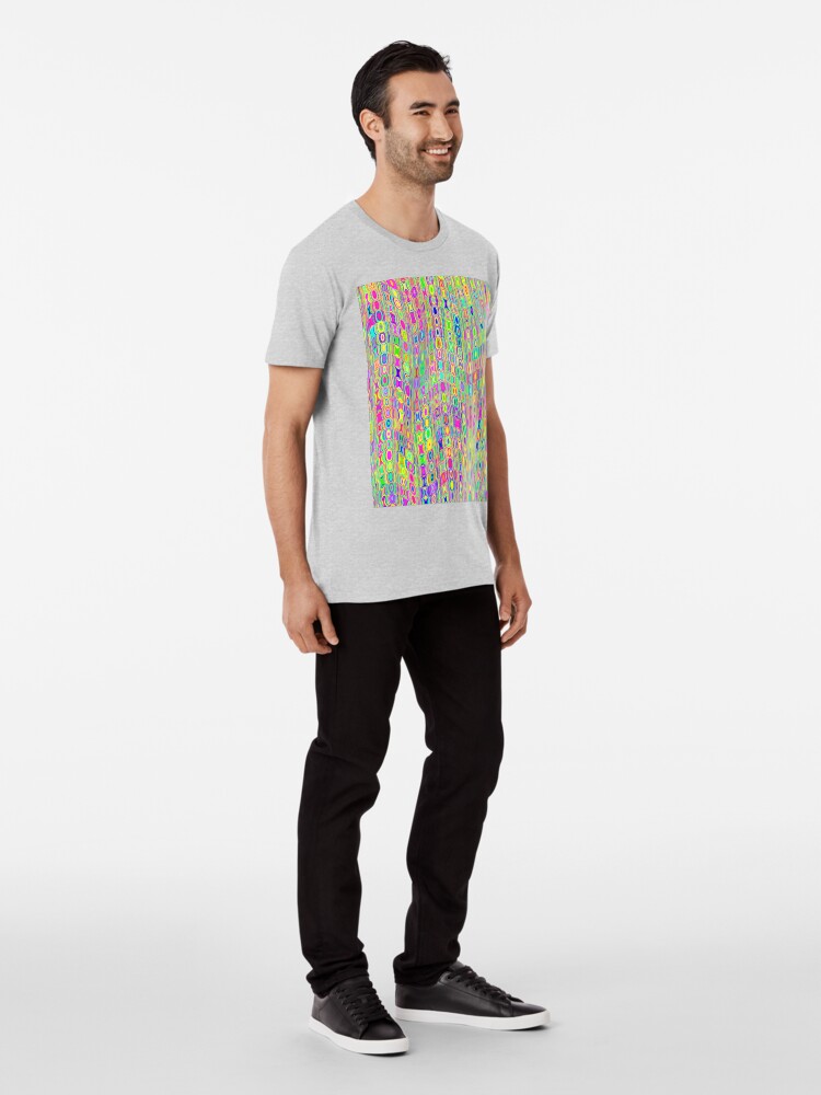 Alternate view of Abstract Meadow Premium T-Shirt