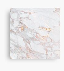 Chic Elegant Gold Marble Pattern Metal Print