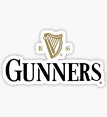 Arsenal Gunners Beer Style Tee Sticker