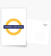 Next Stop, Hundred Acre Wood Postcards