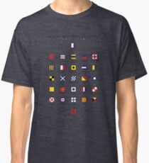 Seeflaggen: Internationaler Code der Signale Classic T-Shirt