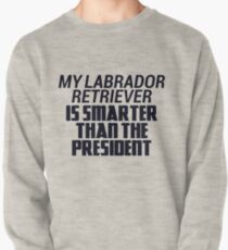Labrador Retriever Dog Lovers Smarter Than President Shirts Pullover