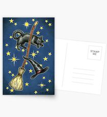 Tägliche Hexe Tarot - Rückseite des Kartenentwurfs Postkarten
