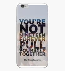 Not Nineteen Forever Lyric Graphic iPhone Case