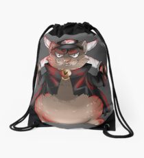 Yakuza Cat Drawstring Bag