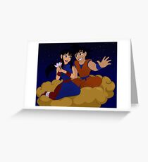 A Whole New World - On a Magic Flying Nimbus Ride Greeting Card