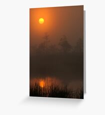 'Red Dawn Rising' Greeting Card