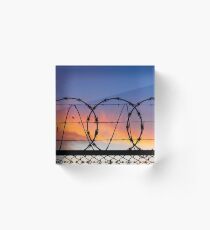 Freedom and Security. Acrylic Block