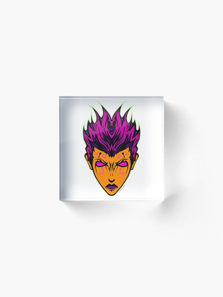 Alternate view of army of none - firestar remix Acrylic Block