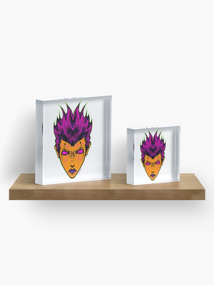 Alternate view of army of none - firestar remix Acrylic Block