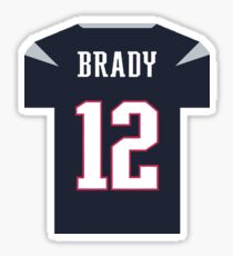 Tom Brady Jersey Sticker