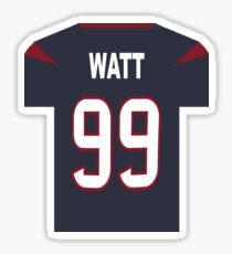 JJ Watt mini Jersey Sticker