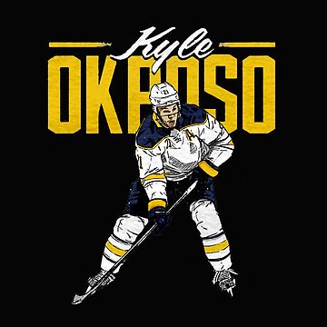 Kyle Okposo Hockey Paper Poster Sabres - Kyle Okposo - Sticker