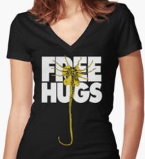 Free Hugs Women's Fitted V-Neck T-Shirt