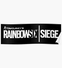 rainbow six siege logo Poster