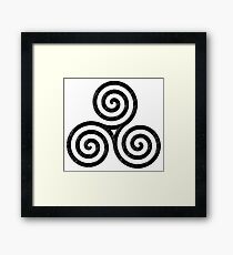 Triskele Framed Print