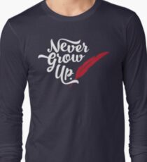 Peter Pan - Never Grow Up. Long Sleeve T-Shirt