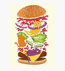 Cat Burger Photographic Print