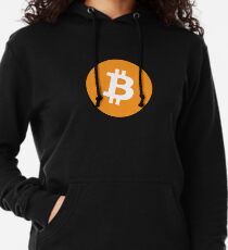 Bitcoin BTC Cryptocurrency Lightweight Hoodie