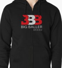 Big baller brand tshirt Zipped Hoodie