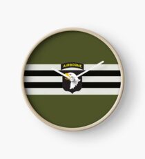 D-Day Streifen mit 101st Airborne Patch (Horizontal) Uhr