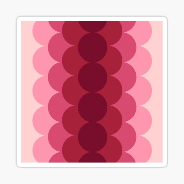 Gradual Pink Sticker