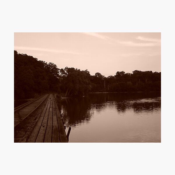 Side Tracked Photographic Print