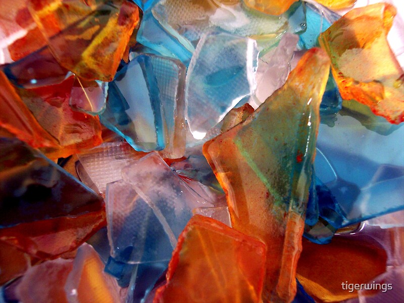 "Abstract Sea Glass" by tigerwings Redbubble