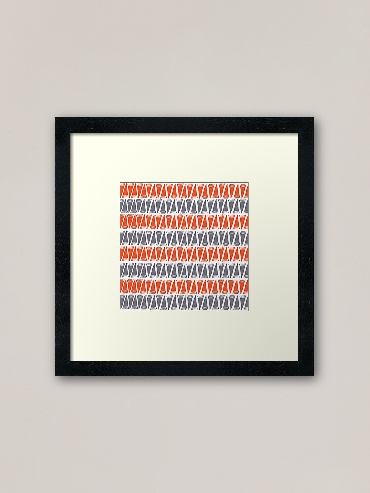 Alternate view of Teepee Flame Framed Art Print