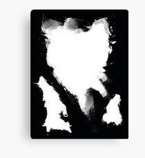 Black n' White / Brush Canvas Print