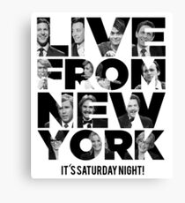 Live From New York, It's Saturday Night - Saturday Night Live Canvas Print
