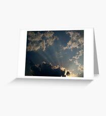 Radient.....with a silver lining.... Greeting Card