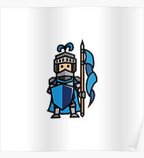Blue Knight Poster