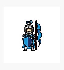 Blue Knight Photographic Print