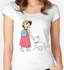 Heidi and litle goat Women's Fitted Scoop T-Shirt