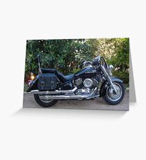 Yamaha XVS1100A Classic Cruiser Greeting Card