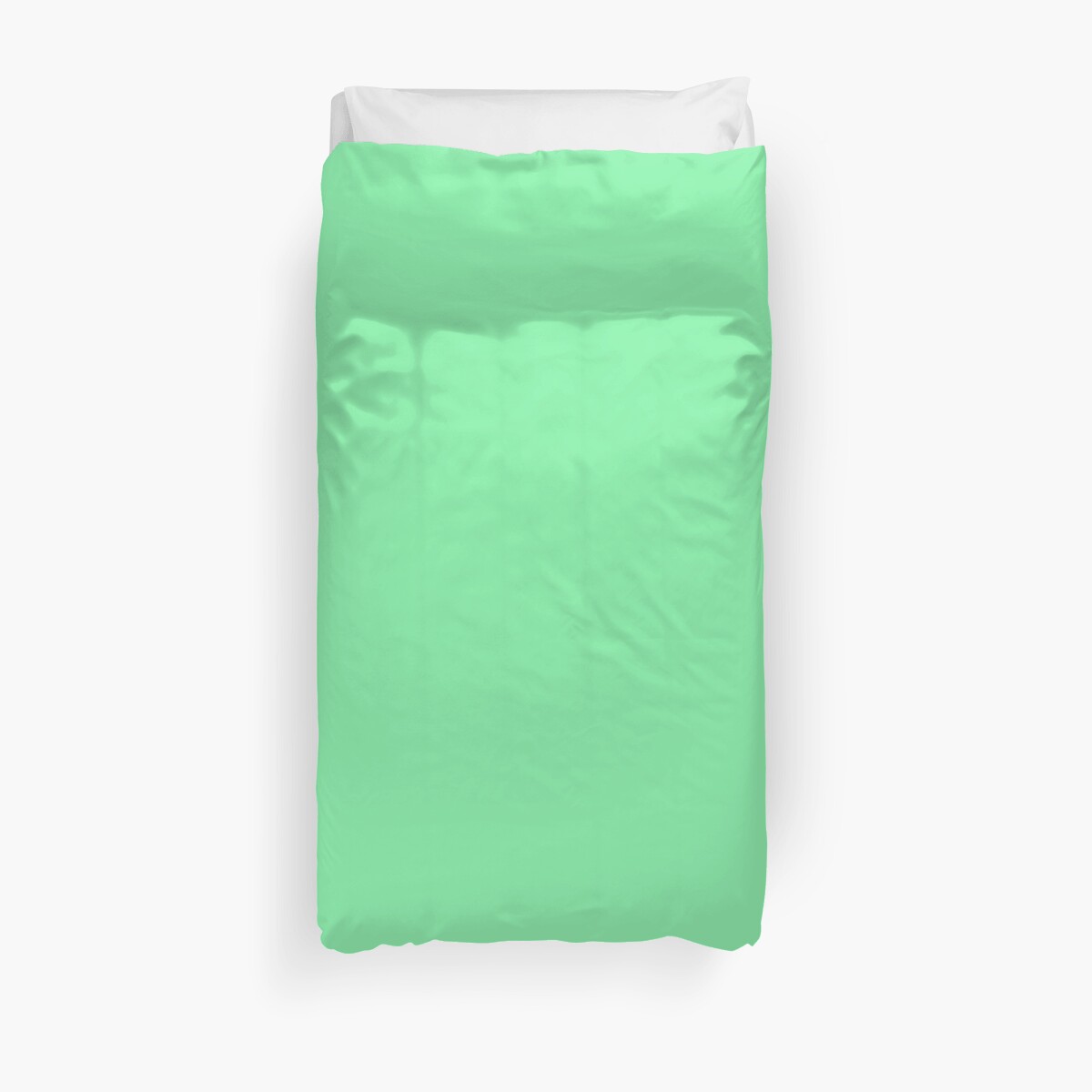 Candy Colors Electric Neon Lime Fluorescent Mint Green Duvet
