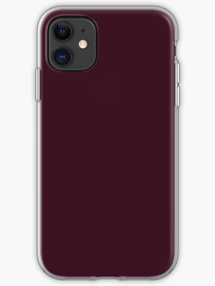 Minimalist Gothic Wine Burgundy Purple Dark Plum Iphone Case By Lfang77