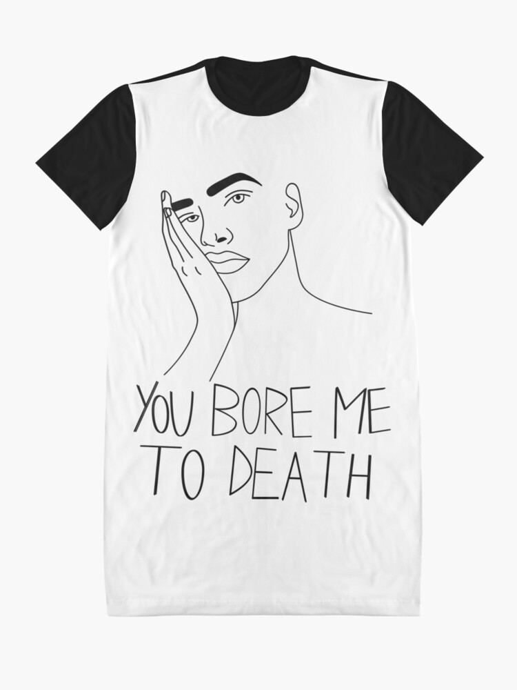 for-a-minute-there-you-bored-me-to-death-funny-t-shirt-etsy