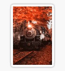 Old Steam locomotive Sticker